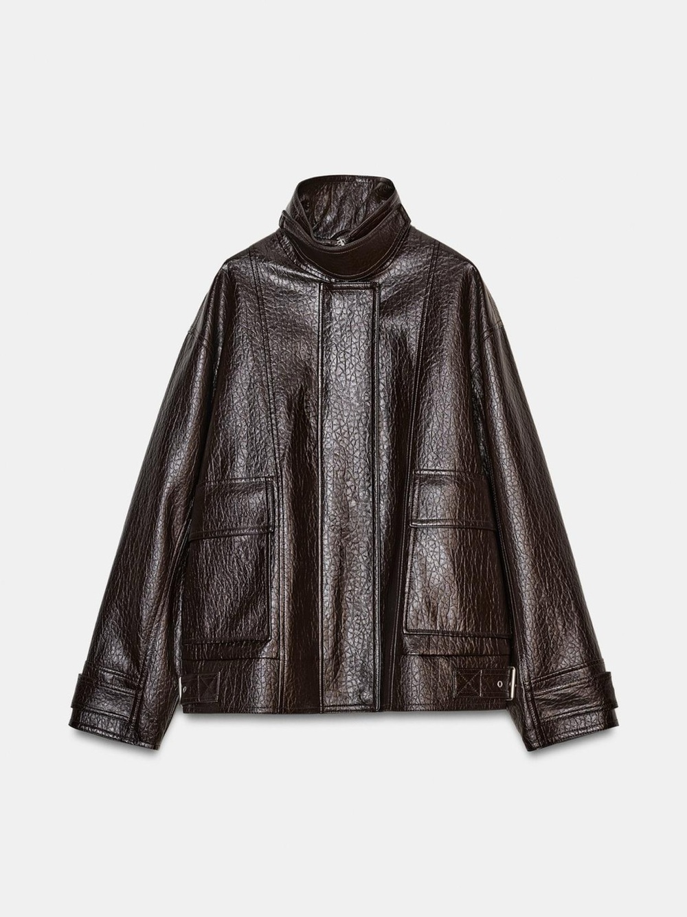 ZARA FAUX LEATHER JACKET ZW COLLECTION